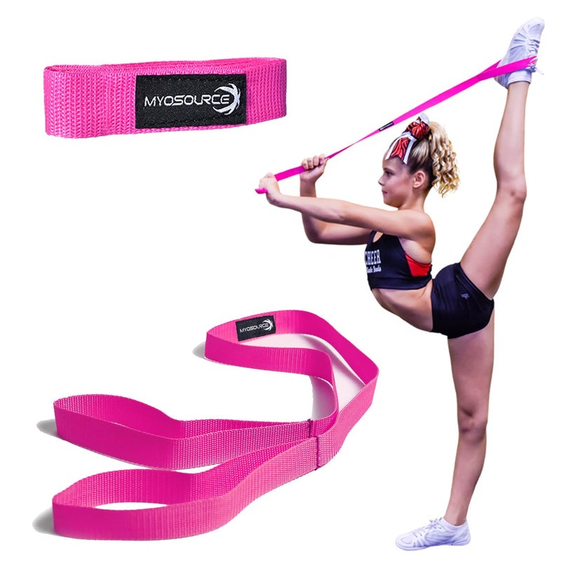 Myosource Kinetic Bands حزام حيل تشجيع مايوسورس كينيتك، وردي - Image 1